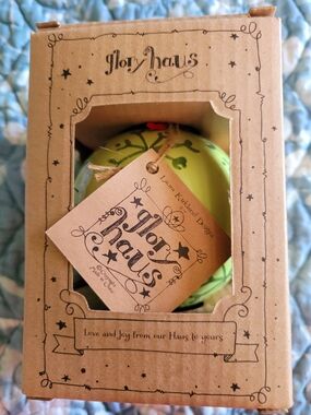 Flory Haus Green Holiday Ornament by Flory Haus